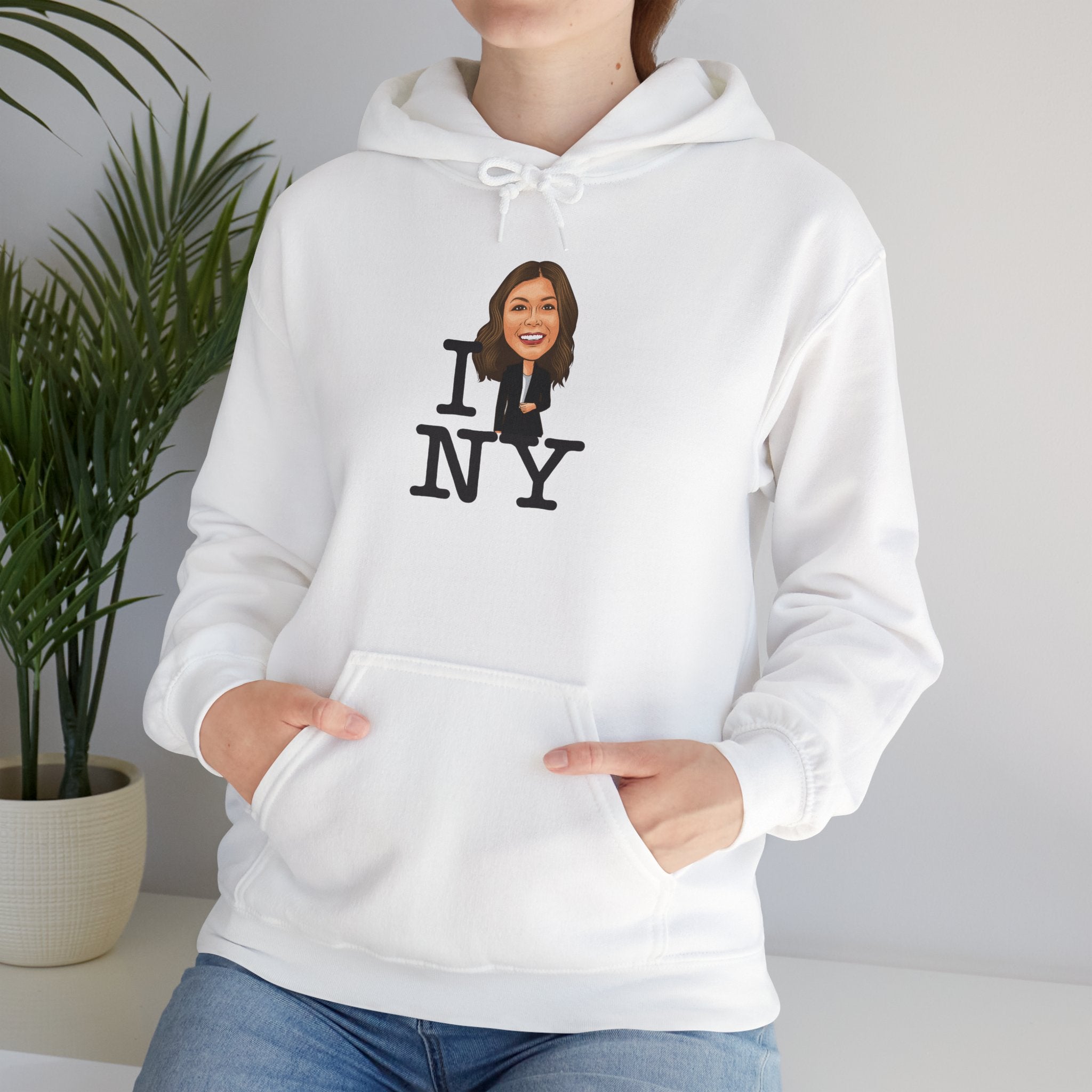 ☺Himi☺ I AM NY HOODIE (black font) – Giftzza Box