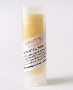 NATURALLY SUSAN'S GINSENG & HONEY BOTANICAL-INFUSED LIP BALM